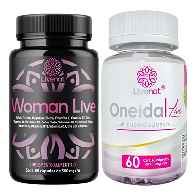 Oneida + Womanlive | Livenat | Contrrol Hormonal Y Vitaminas | Envío gratis