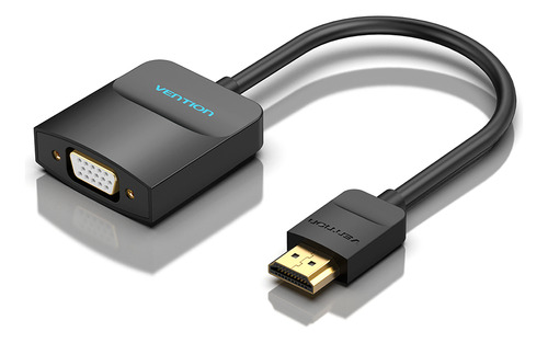 Conversor Adaptador De Vídeo Hdmi Macho Para Vga Femea 1080p