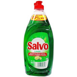 Jabón Líquido Lavatrastes Salvo® Limón, Desengrasante, 500ml