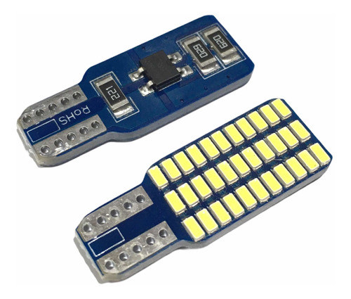 2x Foco Pellizcó T10 33 Mini Smd Led 6500k Canbus Error Free