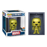Funko Pop Deluxe Hall Of Armor Iron Man 1035 Golden Marvel 