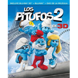 Los Pitufos 2 - Blu Ray 3d + Blu Ray + Dvd Película Nuevo