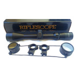 Luneta 3x9x40 Riflescope Zoom Com Protetor S/luz Reticulo 