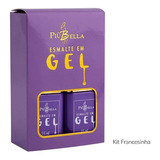 Kit Francesinha Piubella Esmalte Em Gel 15ml