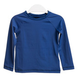 Camiseta Uv Juvenil Infantil Azul Marinho Proteção Solar Top