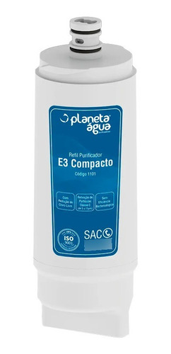 Refil E3 Compacto Para Purificador De Água Ibbl Avanti E Mio