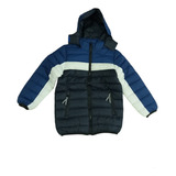 Campera Inflable Super Abrigada Combinada Trio Capucha Niños