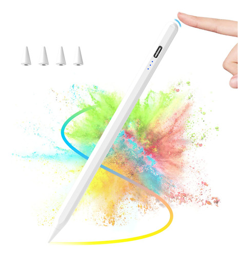 Jeswo Pencil Para iPad, Stylus Pen Con Diseño Magnético Y Se
