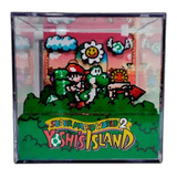 Cubo Diorama 3d Super Mario Yoshi's Island
