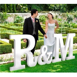 Letras Iniciales Grandes Eventos Boda Casamiento 1 Metro