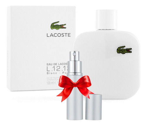 Lacoste Blanc Pure 100ml Edt Caballero Original + Decant