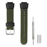 Nylon Watch Strap For Casio Ae-1200wh Sgw-300h 400 Aq-s810w