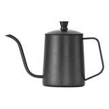 Vierta Sobre La Tetera De Café Con Tapa, Tetera 600ml Negro