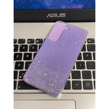 Combo Funda Brillito + Vidrio Full Para Samsung S22 Palermo