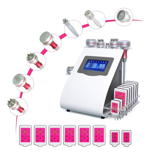 Máquina Cavitación Lipolaser 9en1+rf+vacuum+microcorrientes