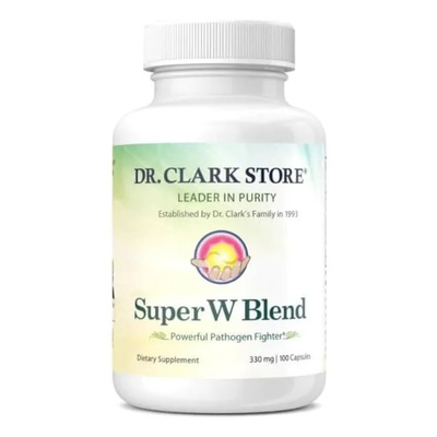 Dr Clark Wormwood Super W Blend 330 Mg 100 Cápsulas Sin Sabor