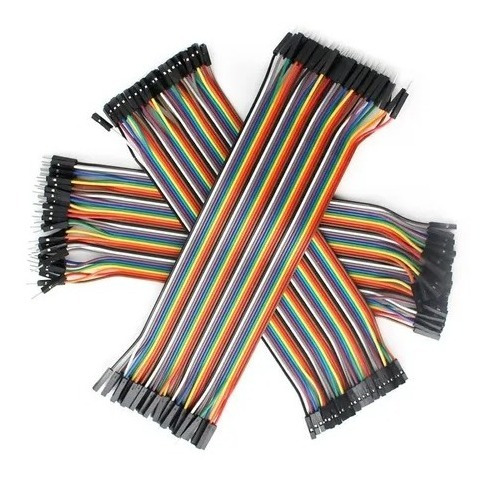 Kit De 120 Cables De 12cm Dupont Para Proyectos Arduino, Etc