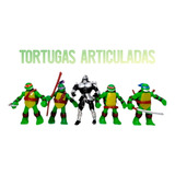 Kit De Figuras Tortugas Ninja Son 2 Colecciones Articuladas
