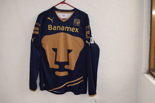 Jersey.azul Y Oro Manga Larga Para Uso Exclusivo Del Club 