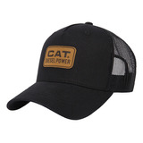 Jockey Hombre Diesel Power Leather Patch Cap Negro Cat