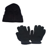 Kit 12 Touca Gorro + 12 Luva Lã Atacado Revenda Adulto Frio