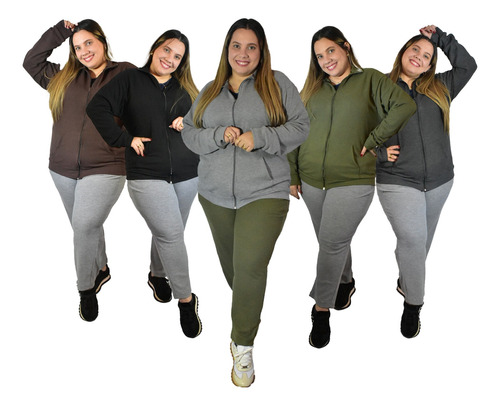 Campera Pack X 2 - Camperita Talle Grande De Mujer Wafle