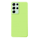 Carcasa Para Samsung S21 Ultra Verde Fluor