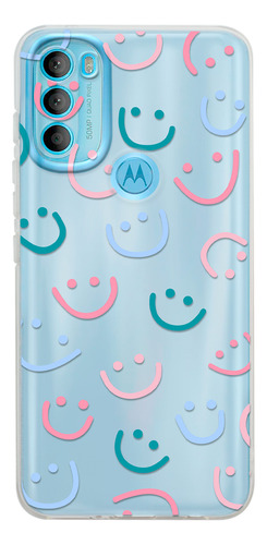 Funda Para Motorola Para Mujer Caritas Felices Uso Rudo Tpu