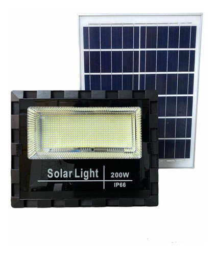 Reflector Led Solar 200w Ip 65 Uso Exterior