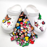 100 Charms Jibz Crocs Sandalias Jibbitz Decoración Por Mayor