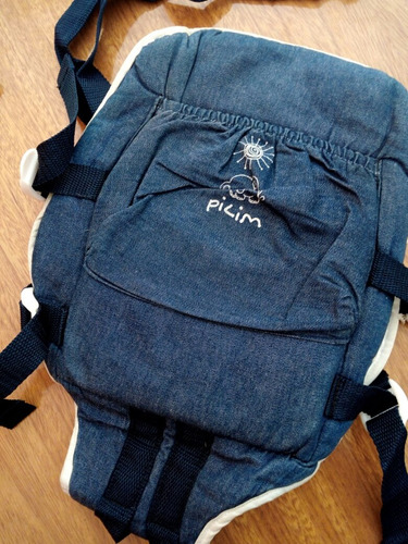 Mochila Porta Bebe Pilim Color Jeans . Unisex Hasta 12 Kilos, Compra y