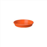 Plato Maceta Redondo Plastico Jardin Jardineria N20 Color Teja