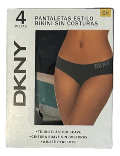 4 Pack Bikinis Sin Costura Dkny Original 