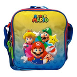 Lonchera Escolar Mario Bros Yoin Mb66455-r Color Multicolor
