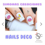 Stickers  Para Uñas Los Simpson. 