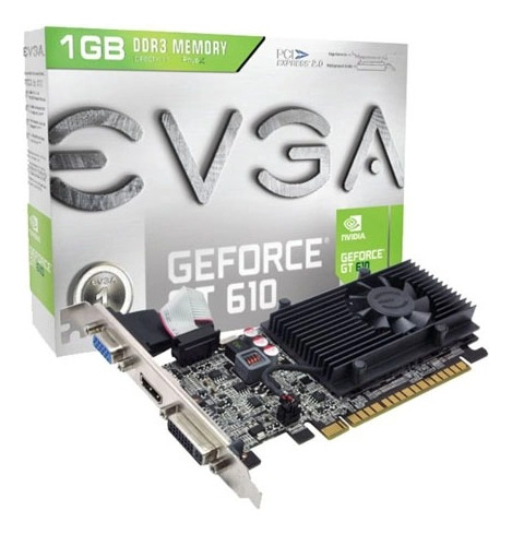 Placa De Video Nvidia Evga  Placas De Video Gt610 1gb