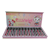 Kit 24 Piezas Labiales Mas Lip Liner Personaje Kitty Kuromi