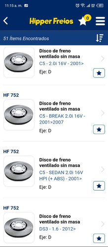 Disco Del. Ventilado Citroen C4 C5 Xsara Peugeot 208 307 408 Foto 9