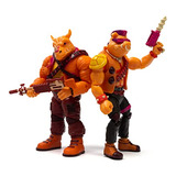 Tmnt Bst Axn Bebop Y Rocksteady Arcade Paquete De 2 Intermit