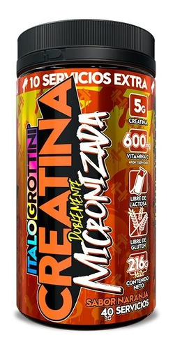 Creatina 216gr Con Vitamina C - 40 Servicios