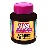 Tinta Pva Fosca 100ml Acrliex Rústico 896 