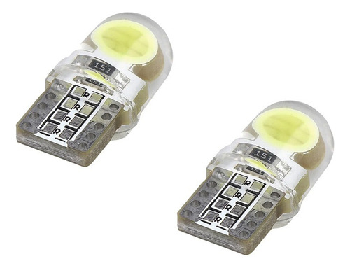 Par Leds Cob 2821 T10 W5w 24v Silica Mini Led 13961sgbla Ns