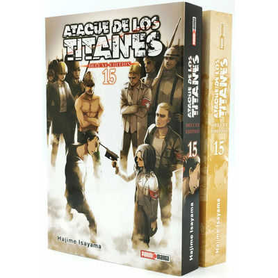 Ataque De Los Titanes: Attack On Titan Delux Edition, Vol. 15 Manga De Hajime Isayama. Shingeki No Kyojin Editorial Panini, Tapa Blanda En Español, 2017 | Envío gratis