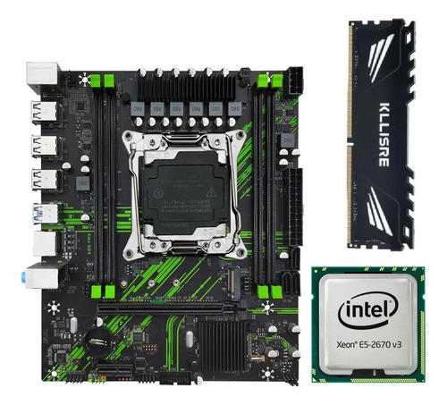 Upgrade Kit Intel Xeon E5 2670v3  Machinist X99 Pr9 16gb