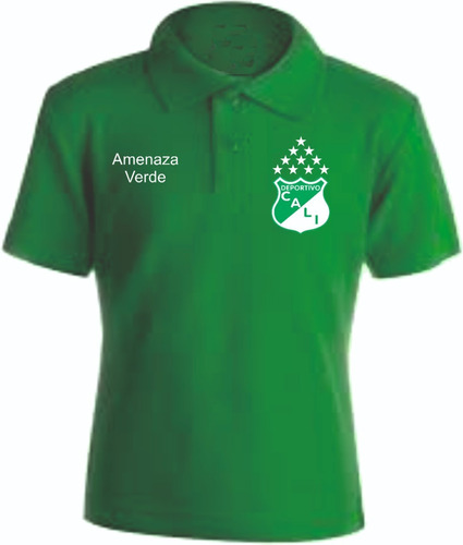 Camibusos Tipo Polo Deportivo Cali La Amenaza Verde