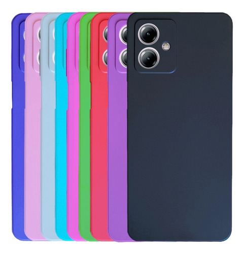 Capa Capinha Compatível Motorola Moto G54 Silicone Aveludada