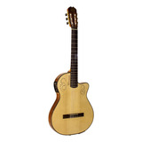 Guitarra La Alpujarra 300kec. Eq Artec, Caja Chica. Natural