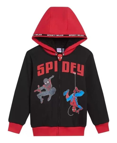 Sudadera Spiderman Niño Talla 3 Con Cierre