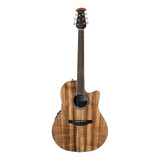 Guitarra Electroacústica Ovation Celebrity Standard Cs24p Para Diestros Natural Ovangkol Cremoso