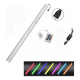 Barra Luz Led Rgb 50 Cm Gamer Control Fuente 12v Multicolor